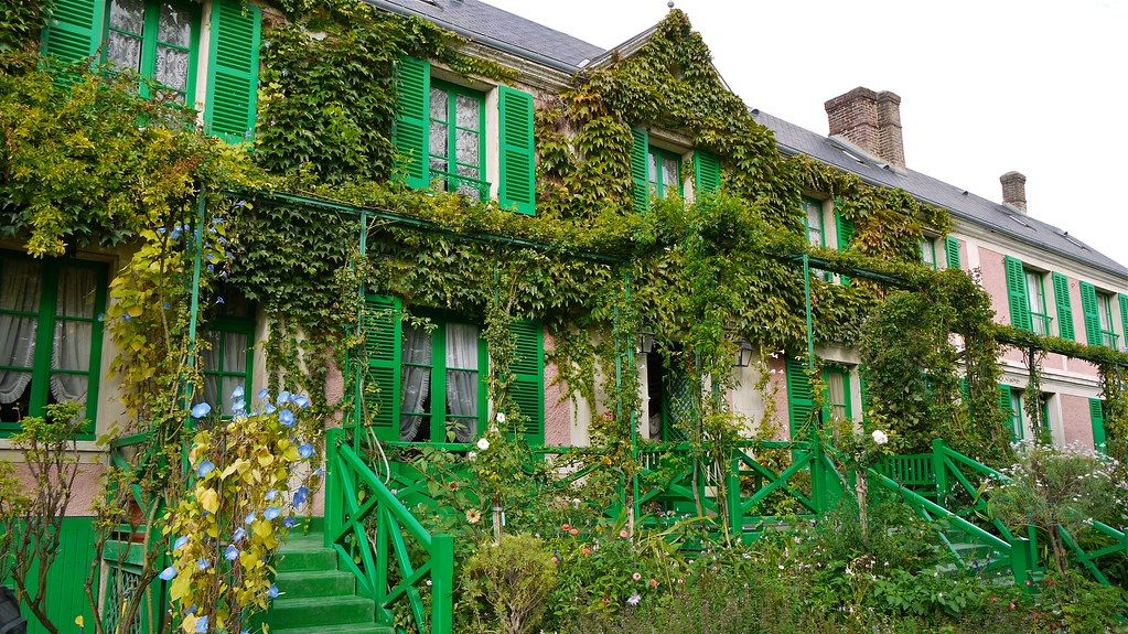 Maison fleurie de Claude Monet à Giverny