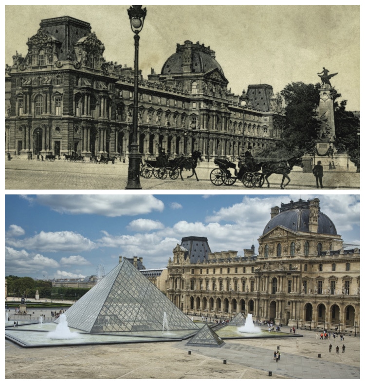Evolution du Louvre